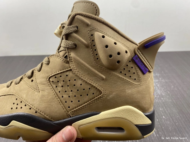 WMNS Jordan Air Brown Kelp 6 FD1643-300 Gore-Tex 0823